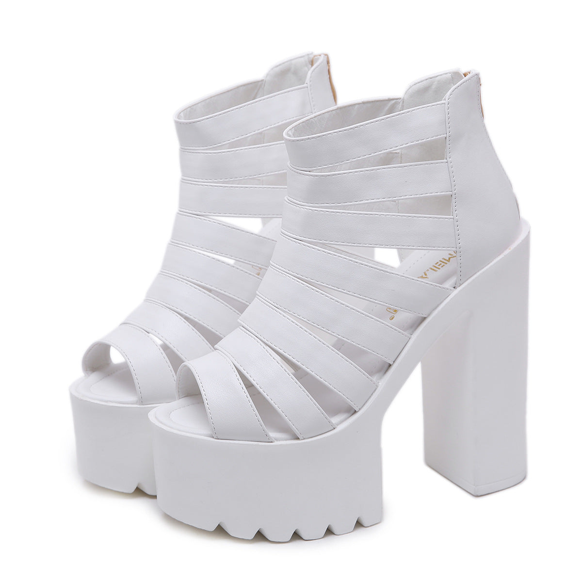 Stage Shoes Nightclub Platform High Heel Platform Shoes Chunky Heel Women's Sandals