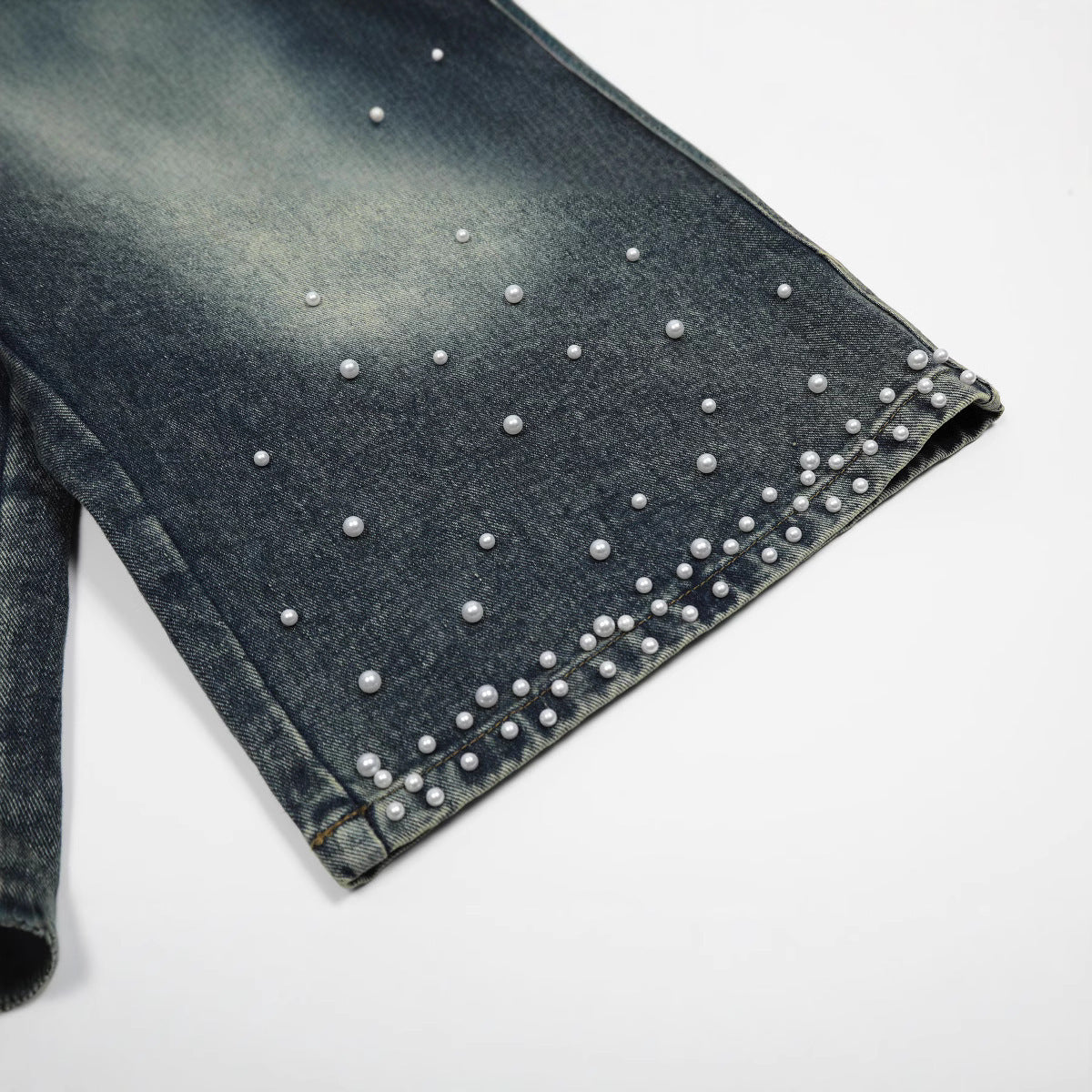 Design Retro Denim Straight Loose Wide-leg Pants