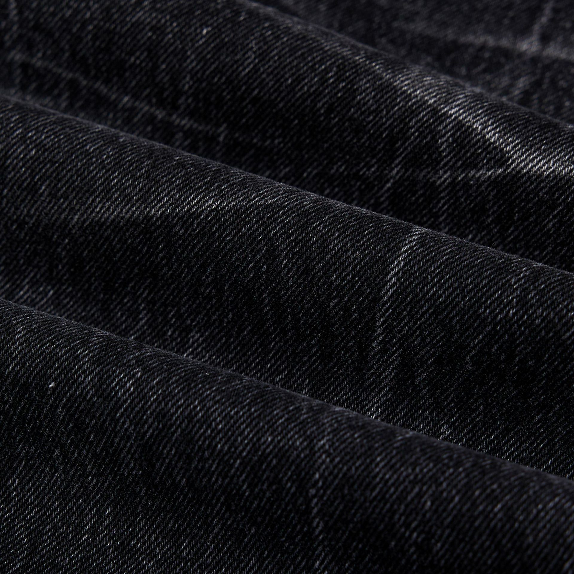 American Washed Old Lightning Crack Jeans