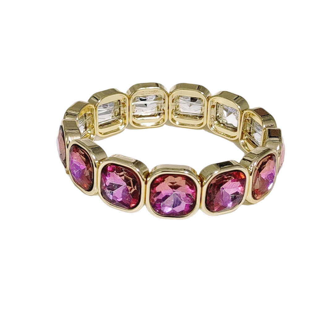 Special-interest Design Diamond Female Bohemian Gem Brace Lace Bracelet