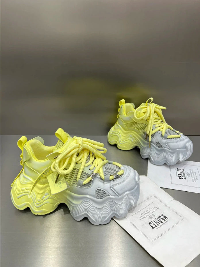 Women's Thick-soled Mesh Breathable Casual Sneaker