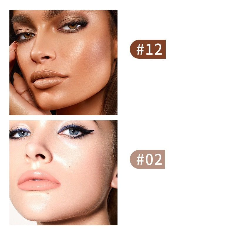 Foundation Makeup Color Rendering Not Smudge 12 Colors Lightweight Breathable Matte Stick Foundation