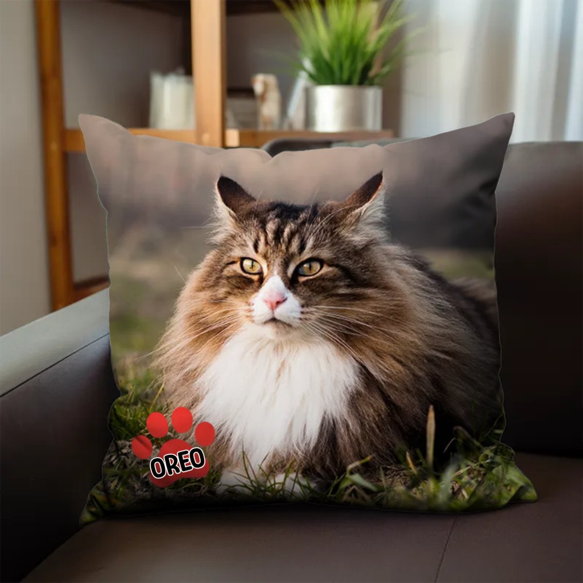 Pet Lovers - Pet's Face On A Pillow - Personalized Pillow